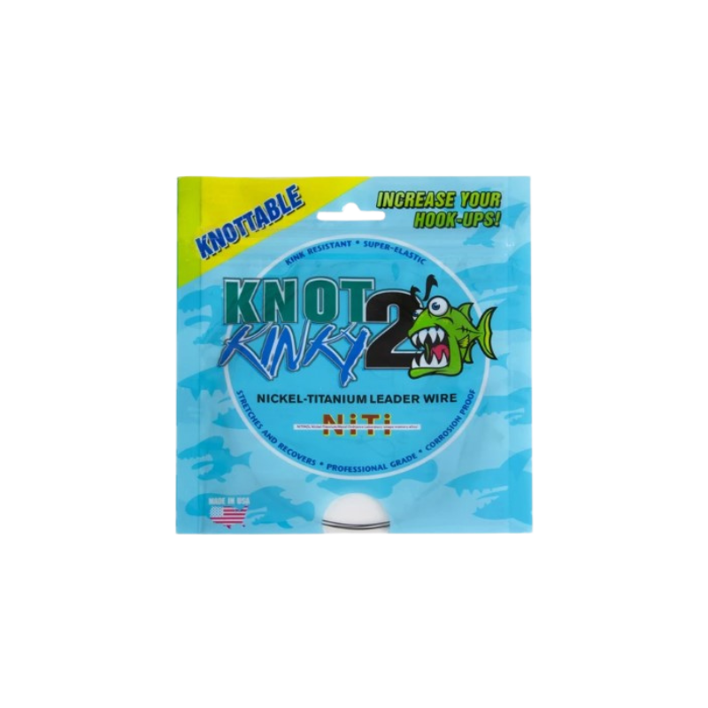 AQUATEKO KNOT 2 KINKY SINGLE STRAND NICKLE-TITANIUM LEADER WIRE