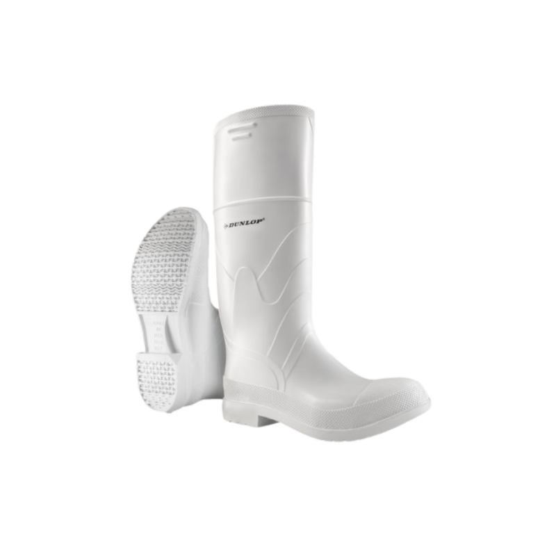 DUNLOP BOOT WHITE PVC