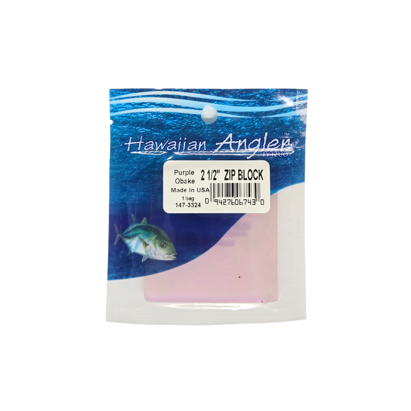 HAWAIIAN ANGLER ZIP - PURPLE OBAKE