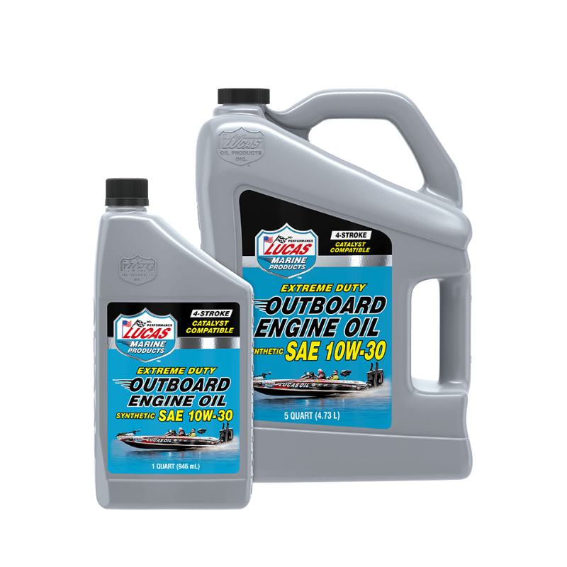 LUCAS OIL OUTBOARD ENGINE OIL SYNTHETIC SAE 10W-30