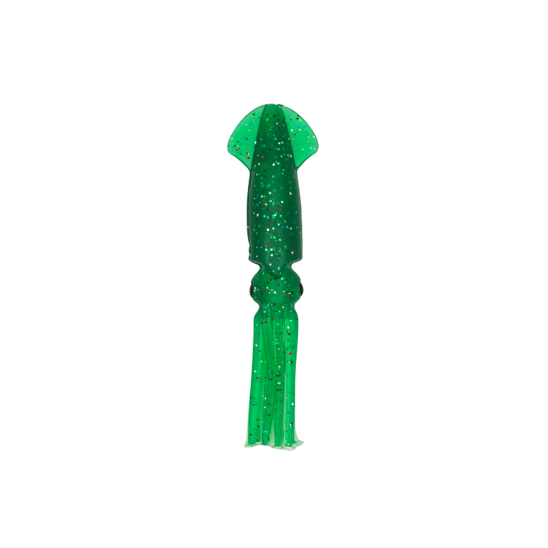 MOLD CRAFT SQUIRT SQUID - GREEN METAL FLAKE