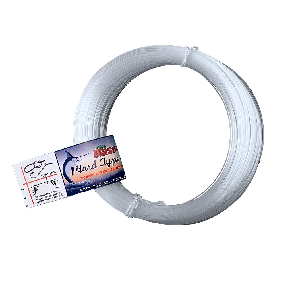 MASON HARD TYPE NYLON LEADER SPOOL/COIL