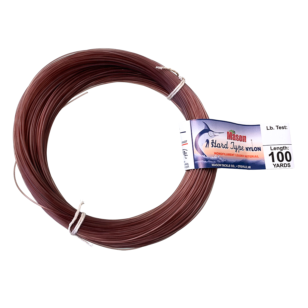MASON HARD TYPE NYLON LEADER SPOOL/COIL