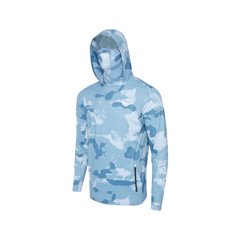 PELAGIC EXO-TECH HOODED SHIRT - SLATE