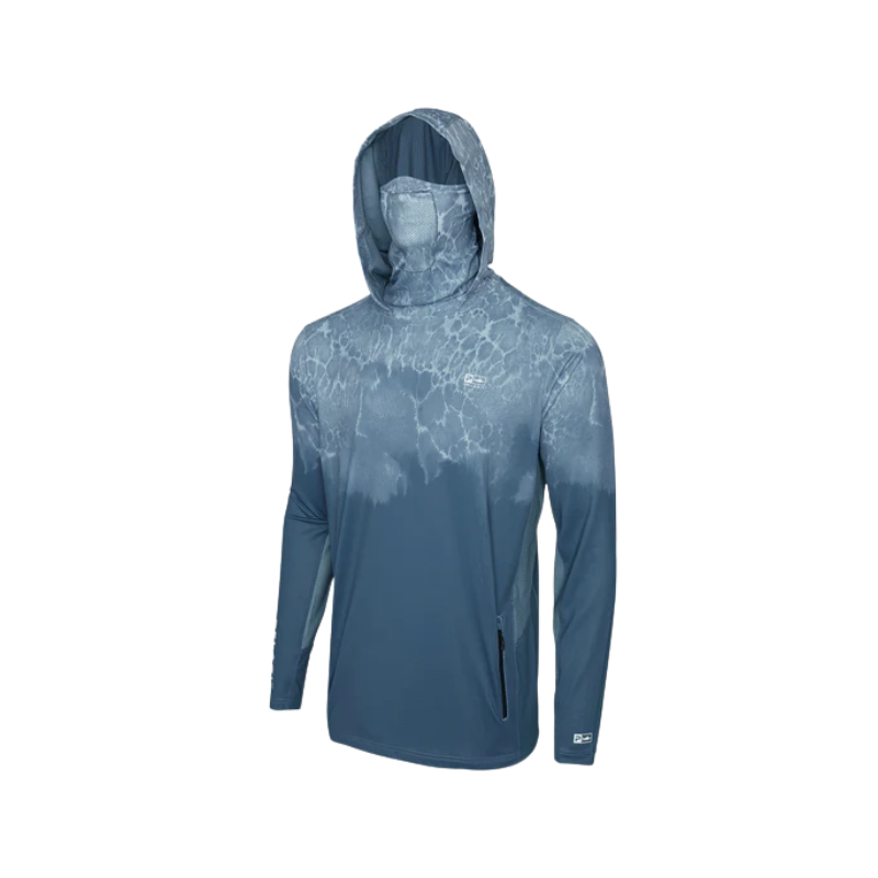 PELAGIC EXO-TECH HOODED SHIRT - PETROL