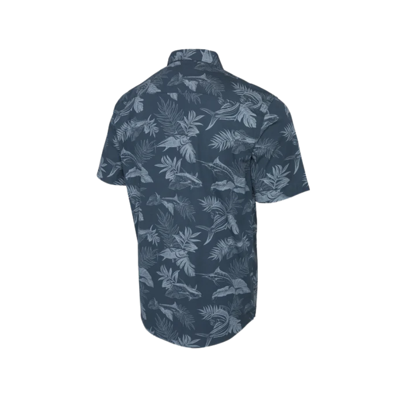 PELAGIC KNOCKDOWN BUTTON UP SHIRT - DARK NAVY
