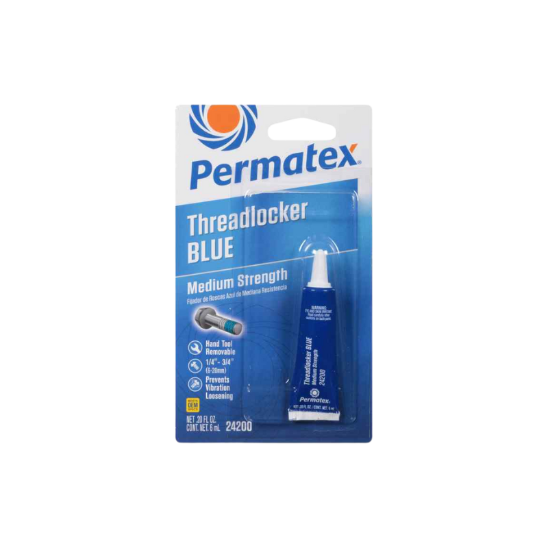 PERMATEX MEDIUM STRENGTH THREADLOCKER BLUE