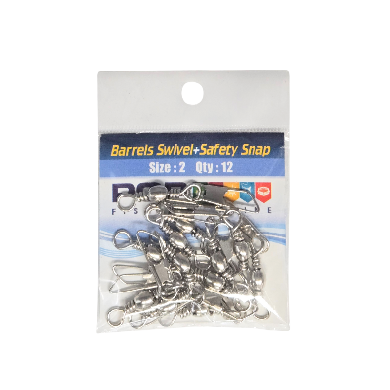 POP BARREL SWIVEL W/ SAFETY SNAP