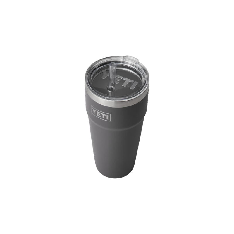 YETI RAMBLER CUP W/STRAW LID
