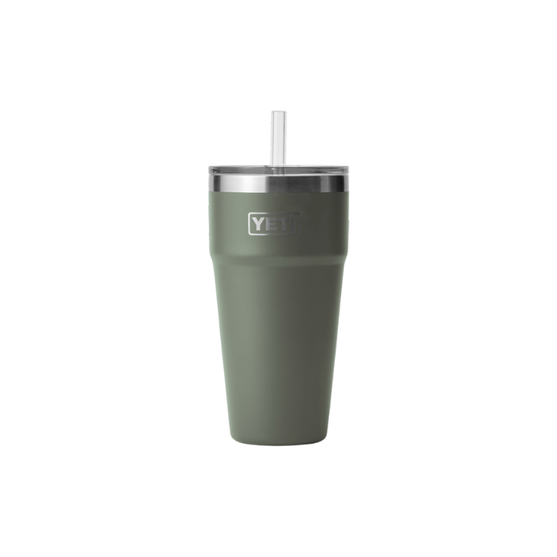 YETI RAMBLER CUP W/STRAW LID